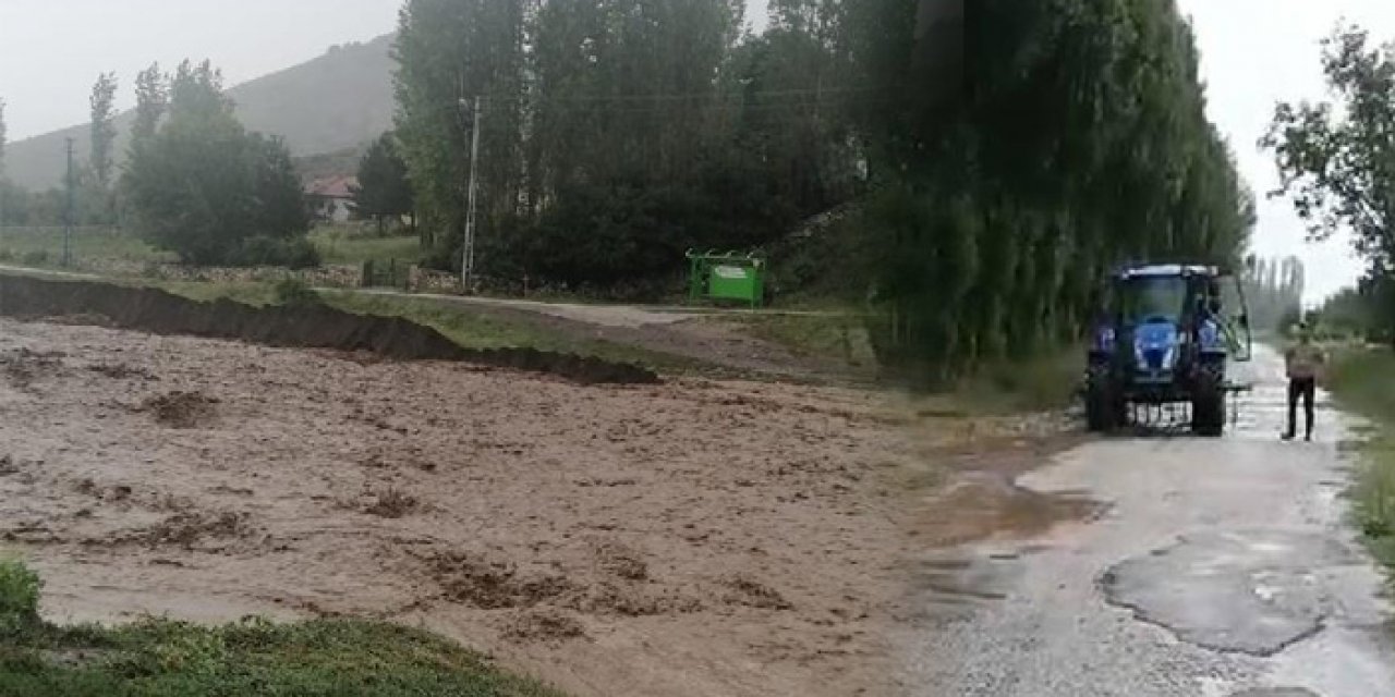 Sungurlu’yu sel vurdu