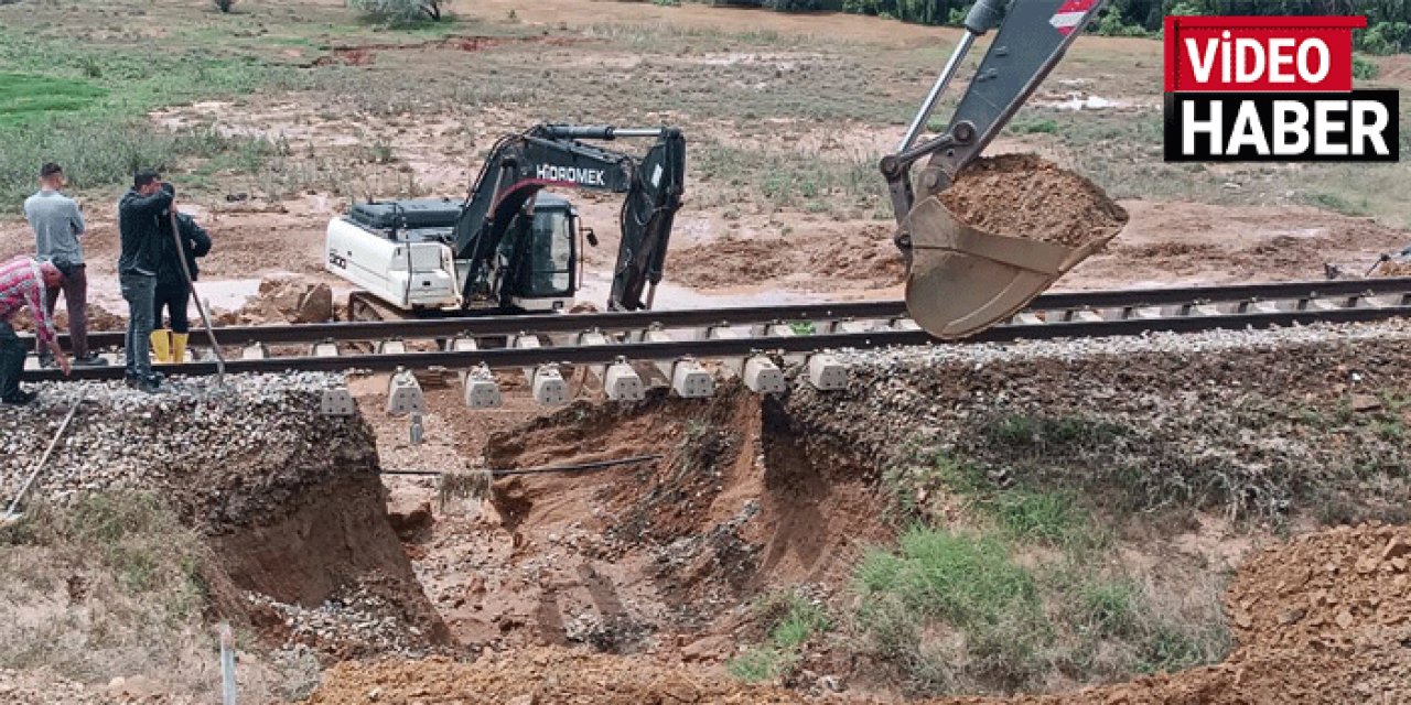 Sağanak yağış tren seferlerini vurdu: Ankara-Kırıkkale arasında seferler durduruldu