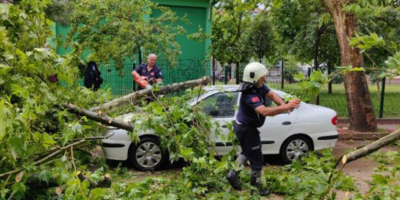 İnegöl'de sağanak 2 gündür devam ediyor