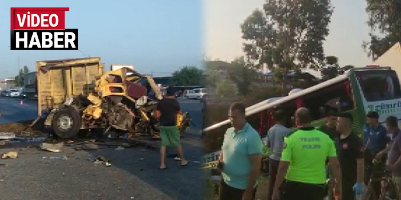 Mersin'de feci kaza: 1 ölü 28 yaralı