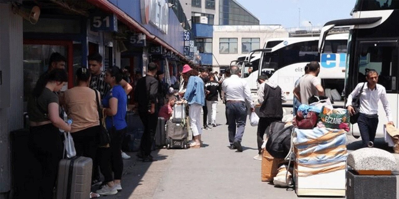 Kurban Bayramı öncesi otogarlarda yoğunluk