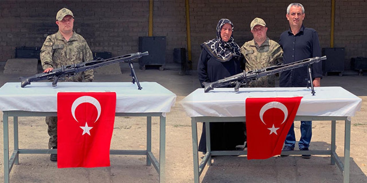 Down Sendromlu Enes’in hayali gerçek oldu