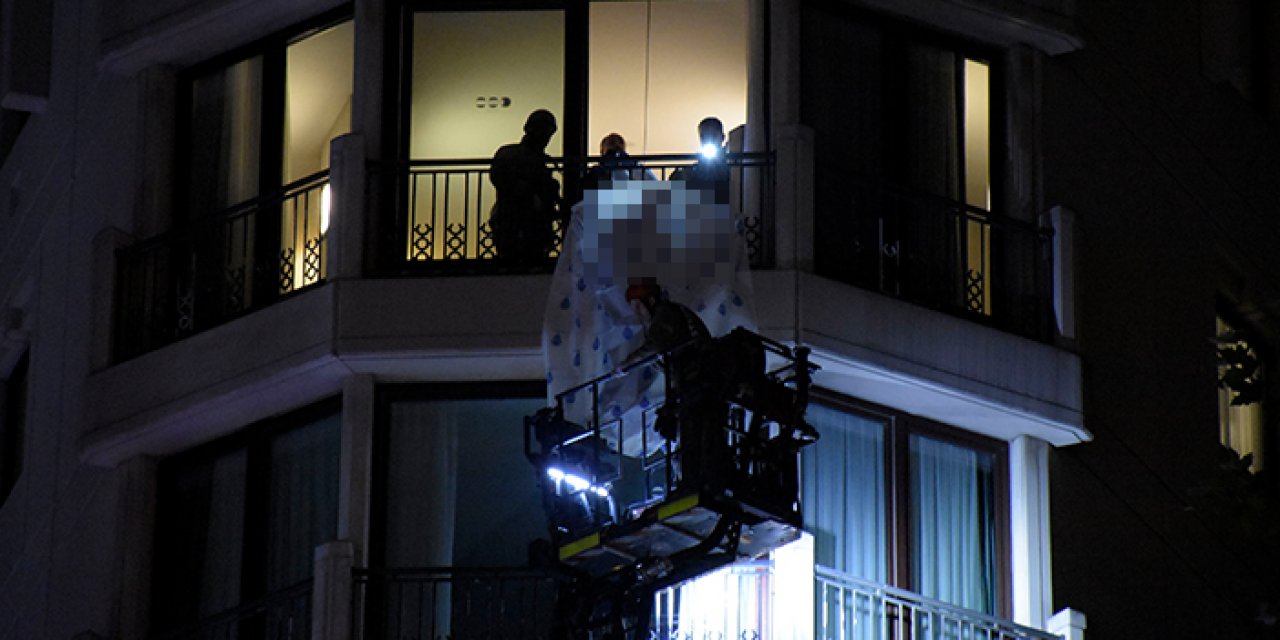 İstanbul'da korkunç olay! ABD'li turist kendini balkon demirlerine astı