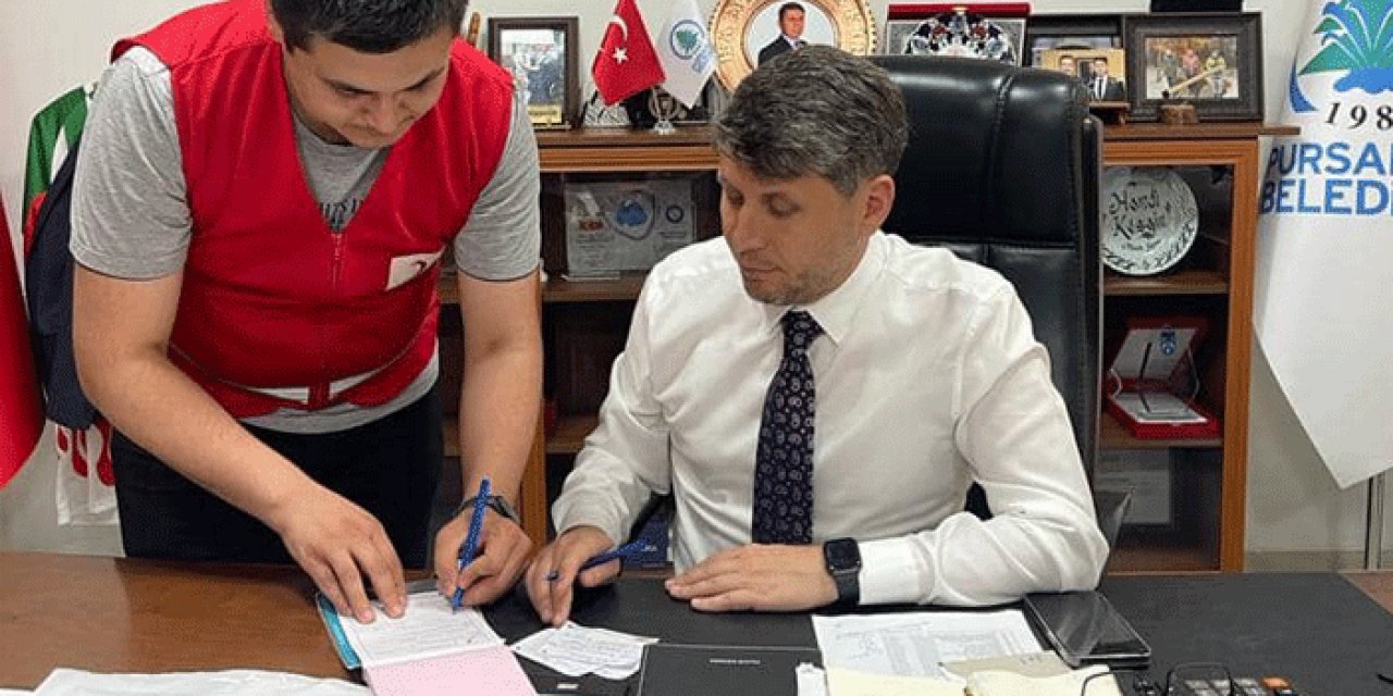 Hamdi Kesgin'den Kızılay'a kurban bağışı