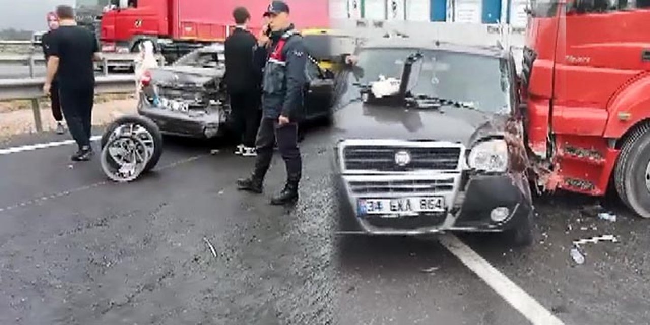 Karabük’te 4 araç birbirine girdi: 10 yaralı