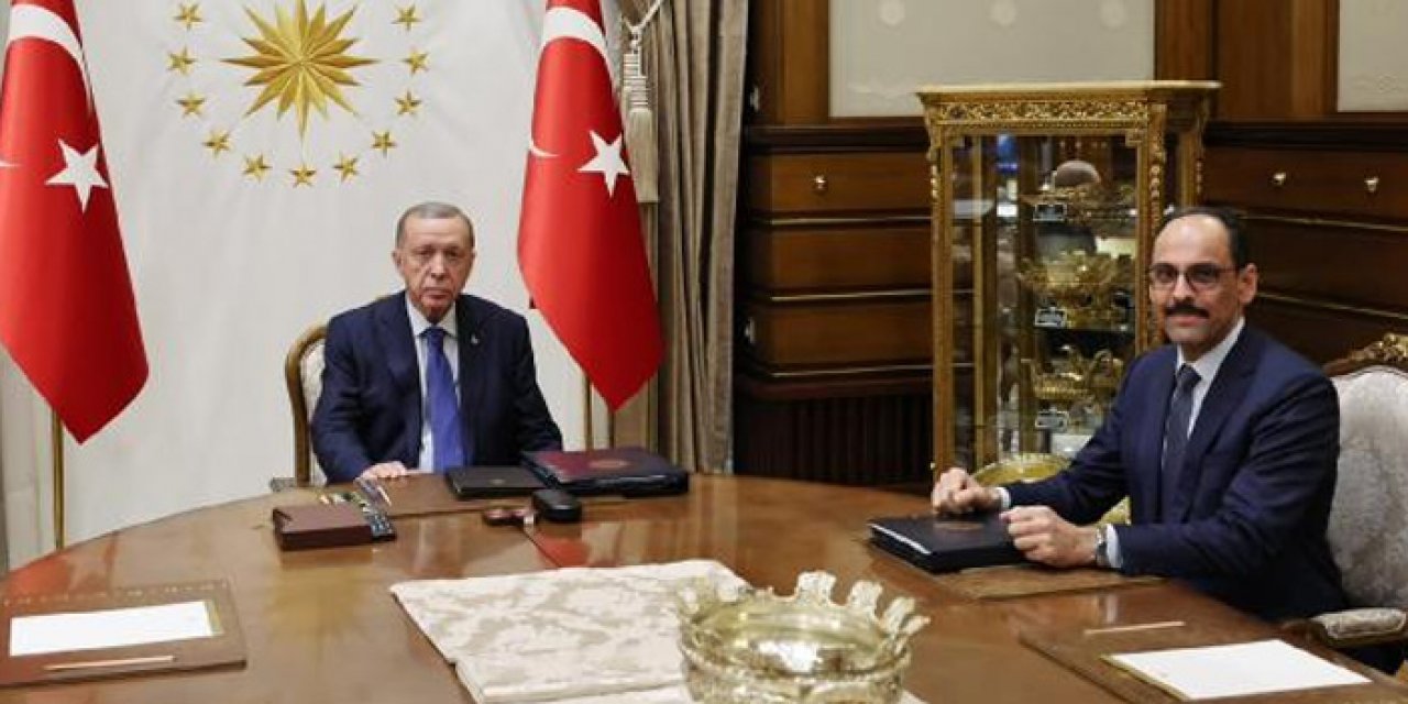 MİT Başkanı Kalın Cumhurbaşkanı Erdoğan'ı ziyaret etti