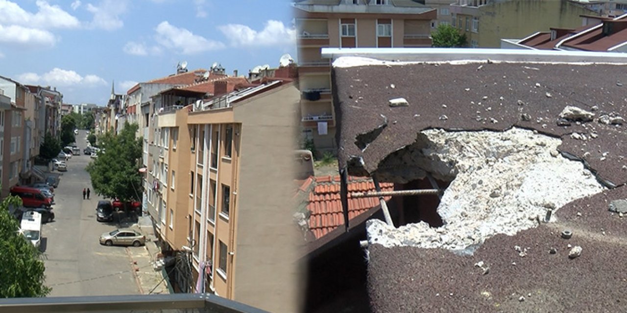 İstanbul’da bir binaya yıldırım düştü: Elektronik eşyalar zarar gördü