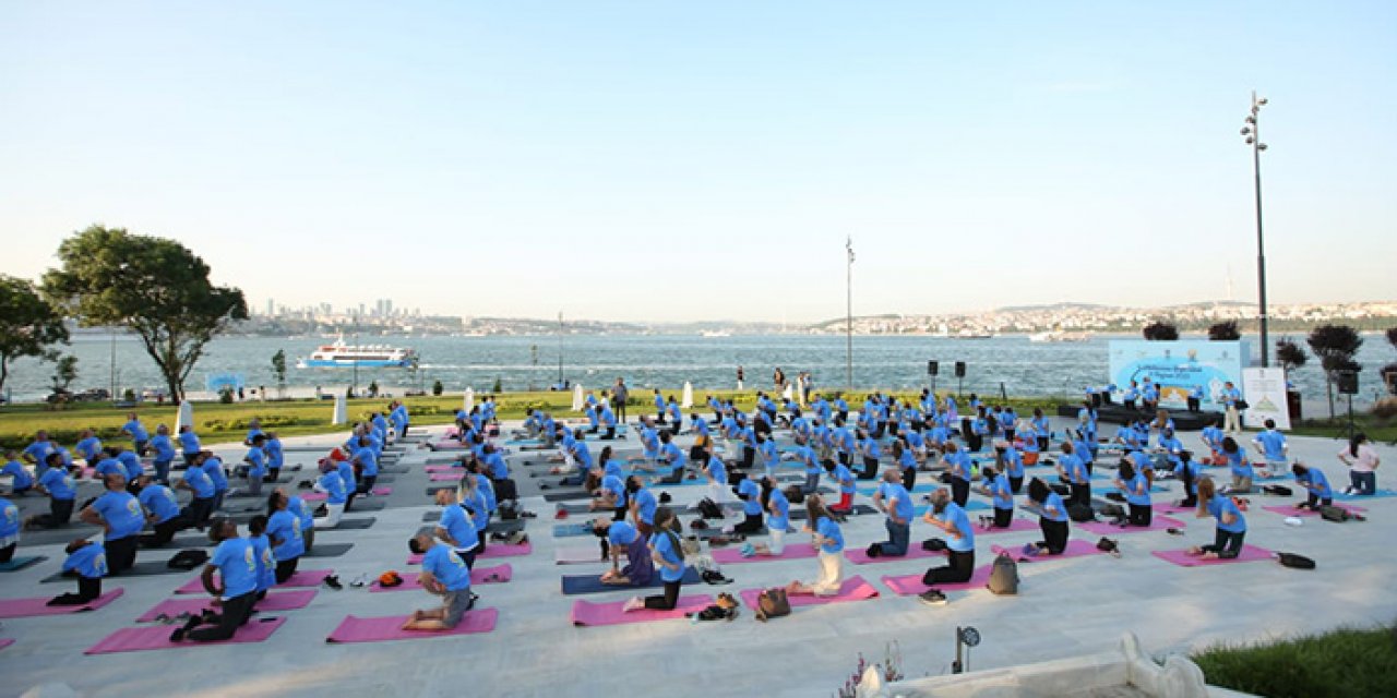 İstanbul’da Dünya Yoga Günü kutlandı