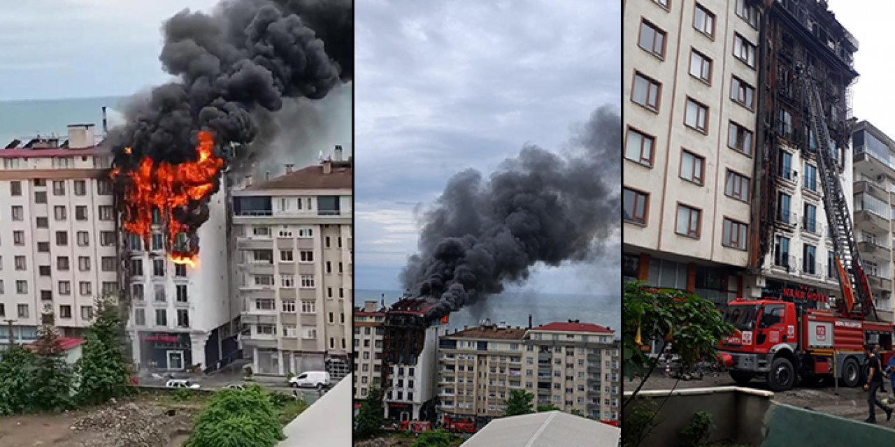 Artvin’de lokantada çıkan yangın otele sıçradı