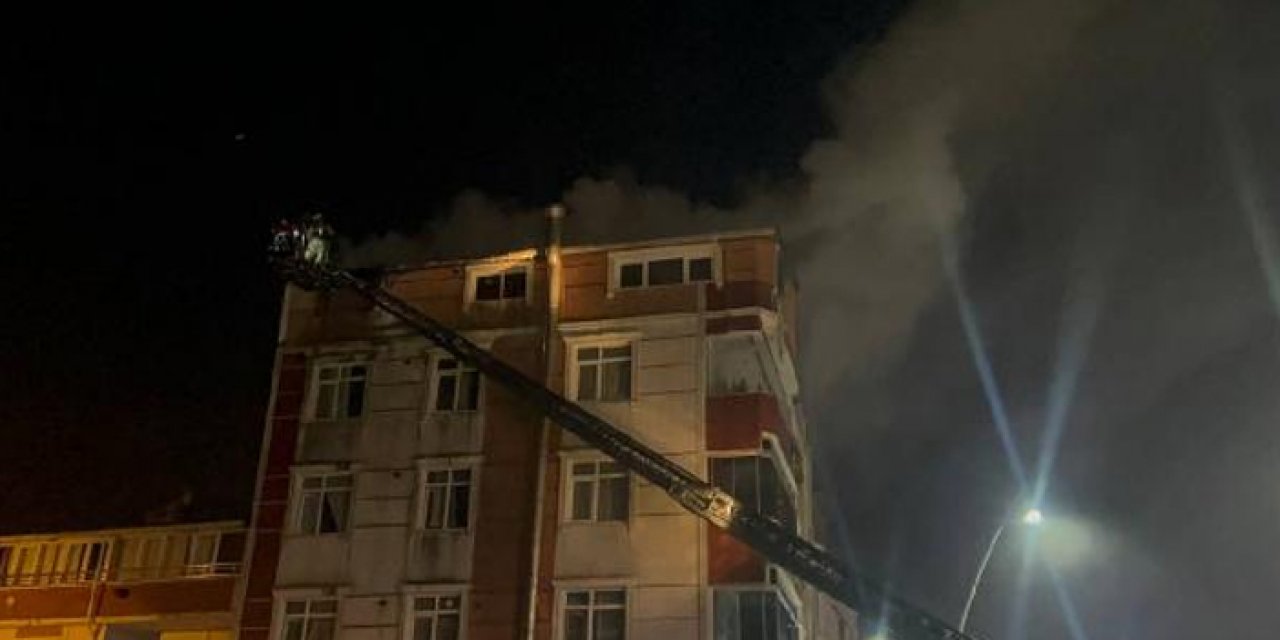 İstanbul'da yangın: 6 kişi dumandan etkilendi
