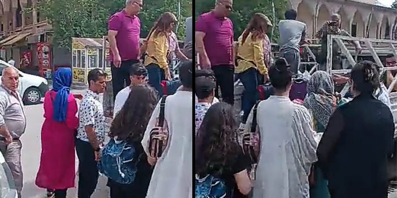 İranlıları kamyonetle taşıyan sürücüye para cezası