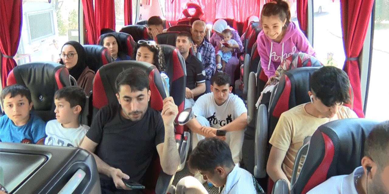 Otobüs koridorunda yolcu taşıdı, cezadan kaçamadı