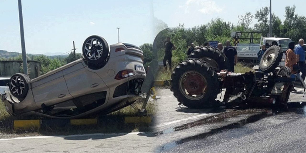 Traktör ile cip çarpıştı: Ölü ve yaralılar var