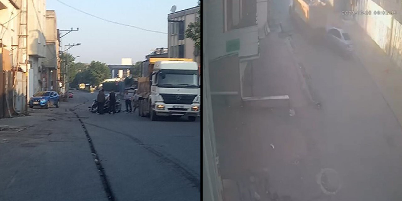 Otomobil kamyona arkadan çarptı: 2 yaralı