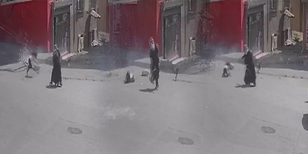 Anne ve 3 çocuğunun üzerine elektrik kabloları düştü