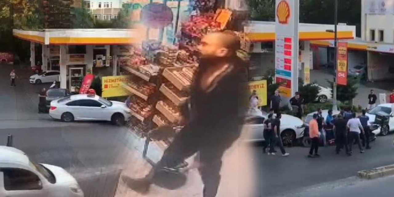 Benzin alamayınca dehşet saçtı