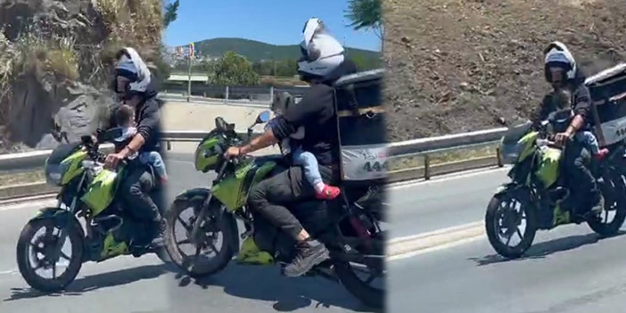 İstanbul’da tehlikeli yolculuk: Bebeğinin canını hiçe saydı