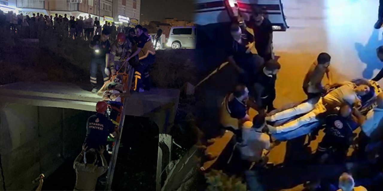 Bıçaklı kavgada yaralanan kişi dereye kaçtı: İtfaiye kurtardı