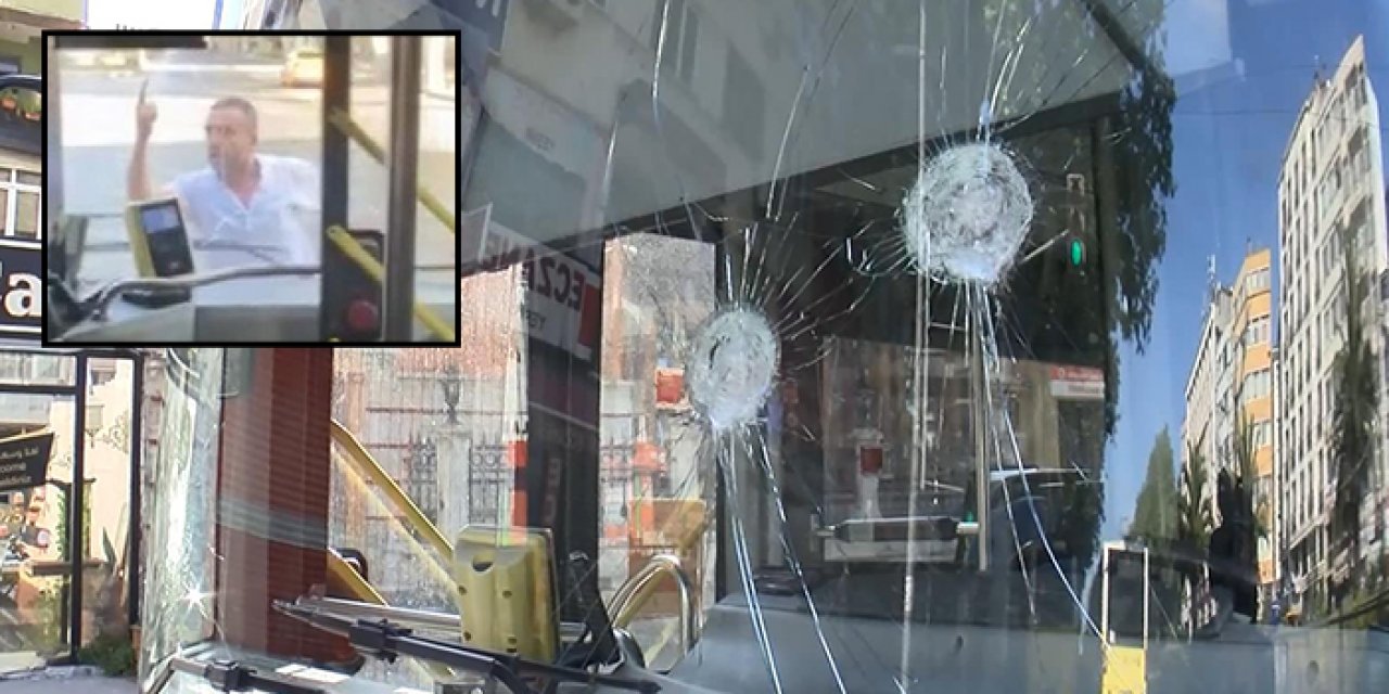 İETT şoföründen otobüse baltalı saldırı: O anlar kamerada!