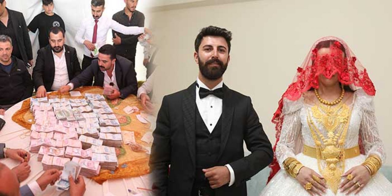 Van'da aşiret düğünü görenleri şaşkına çevirdi: Damada 6 milyon geline 4 kilo altın