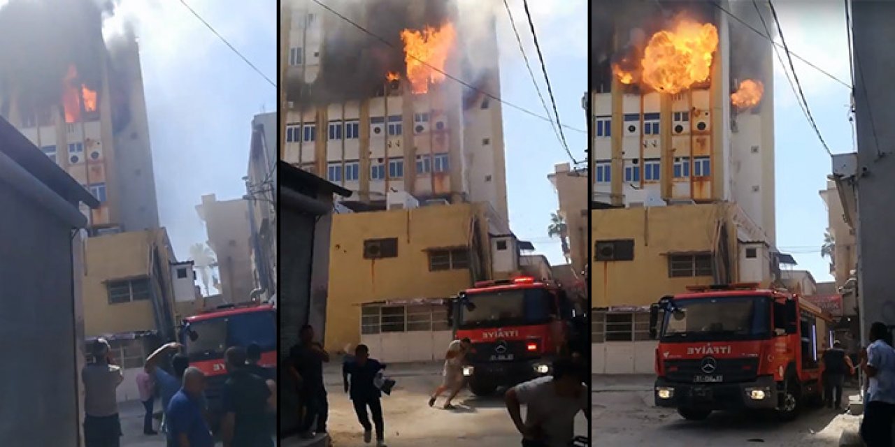 Kuyum atölyesinde yangın çıktı