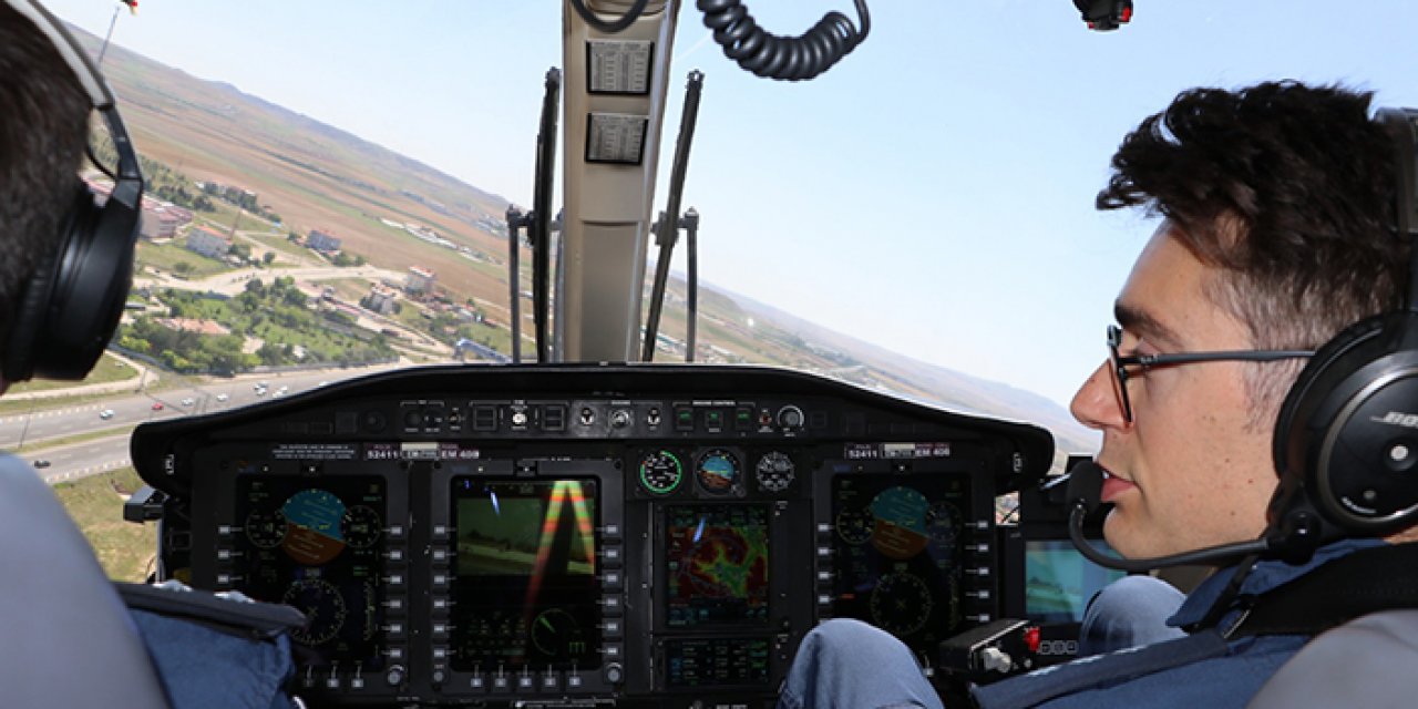 Ankara trafiğine helikopterli denetim