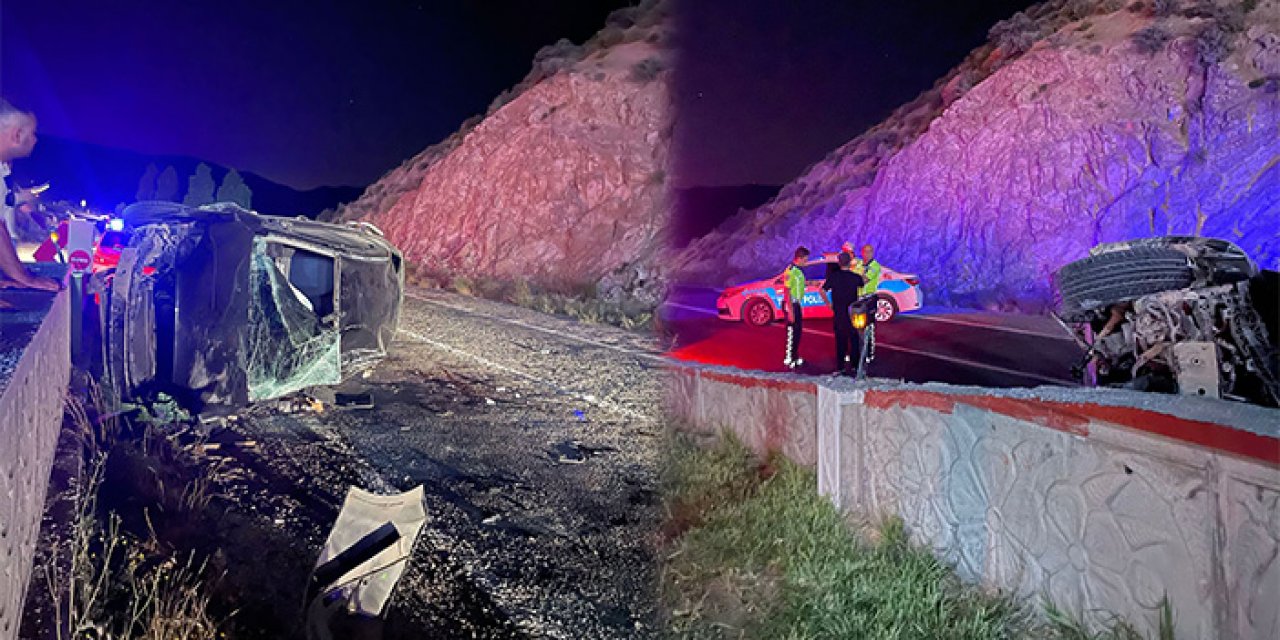 Kazadan sonra araçtan indi: Başka bir araç çarptı