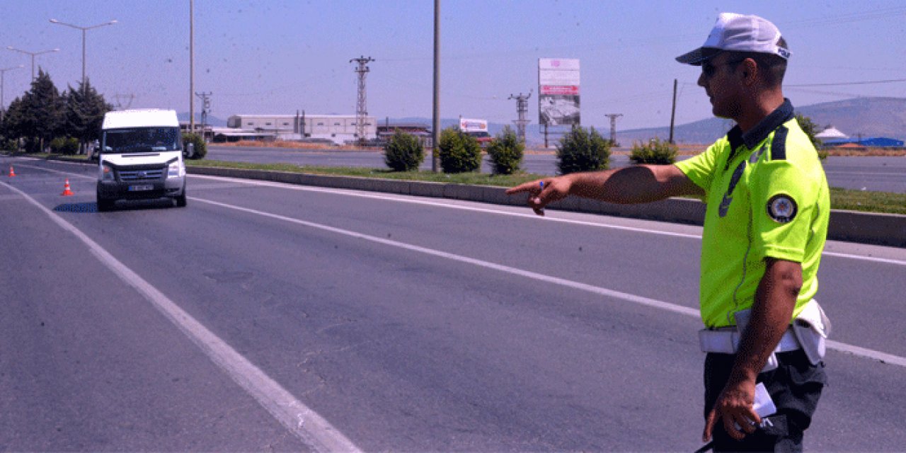 Dronlu trafik denetiminde ceza yağdı