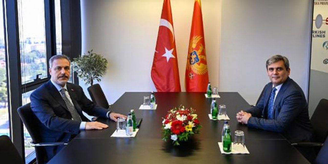 Karadağ Başbakan Yardımcısı İbrahimoviç Bakan Fidan ile görüştü