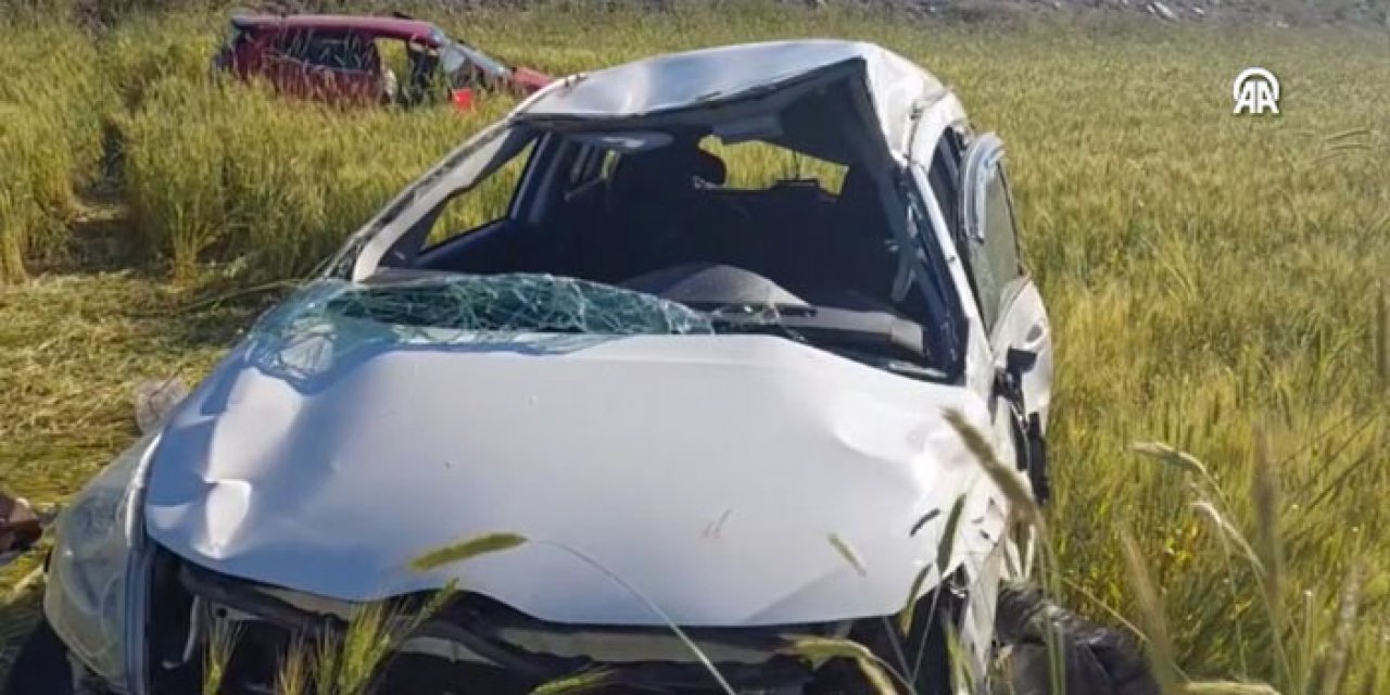 Çorum'da can pazarı: Kazada 5 kişi yaralandı