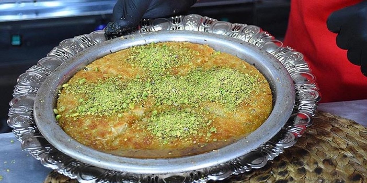 Hatay’ın künefesi bayram için hazırlanıyor