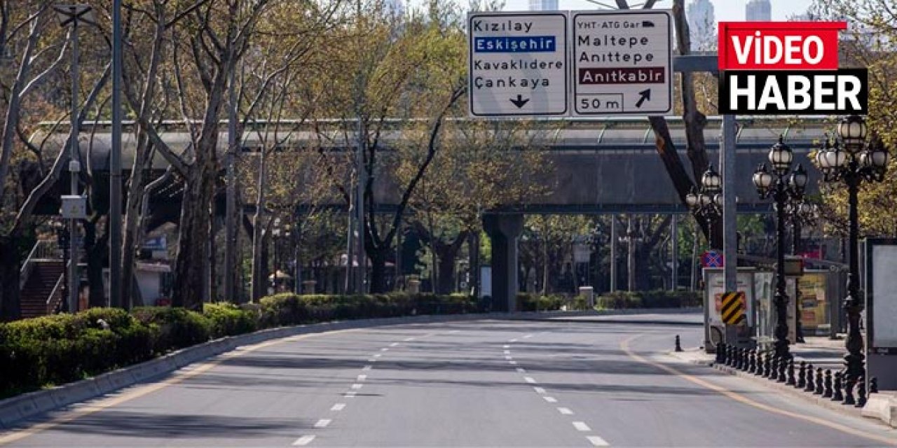 Ankara'yı hiç böyle görmediniz! Bayramda yollar bomboş kaldı