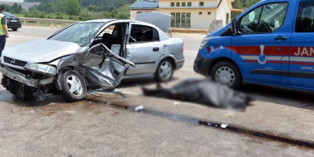 Bayram ziyareti dönüşü korkunç kaza