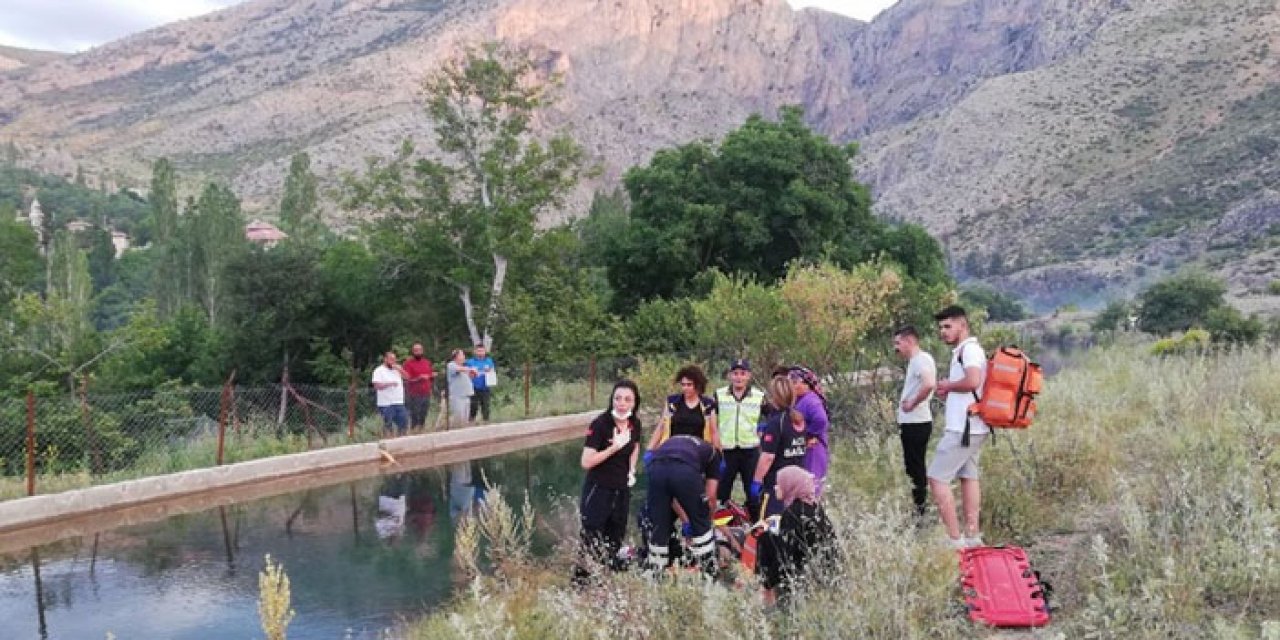 Hidroelektrik santraline giden su kanalında 2 kişi boğuldu