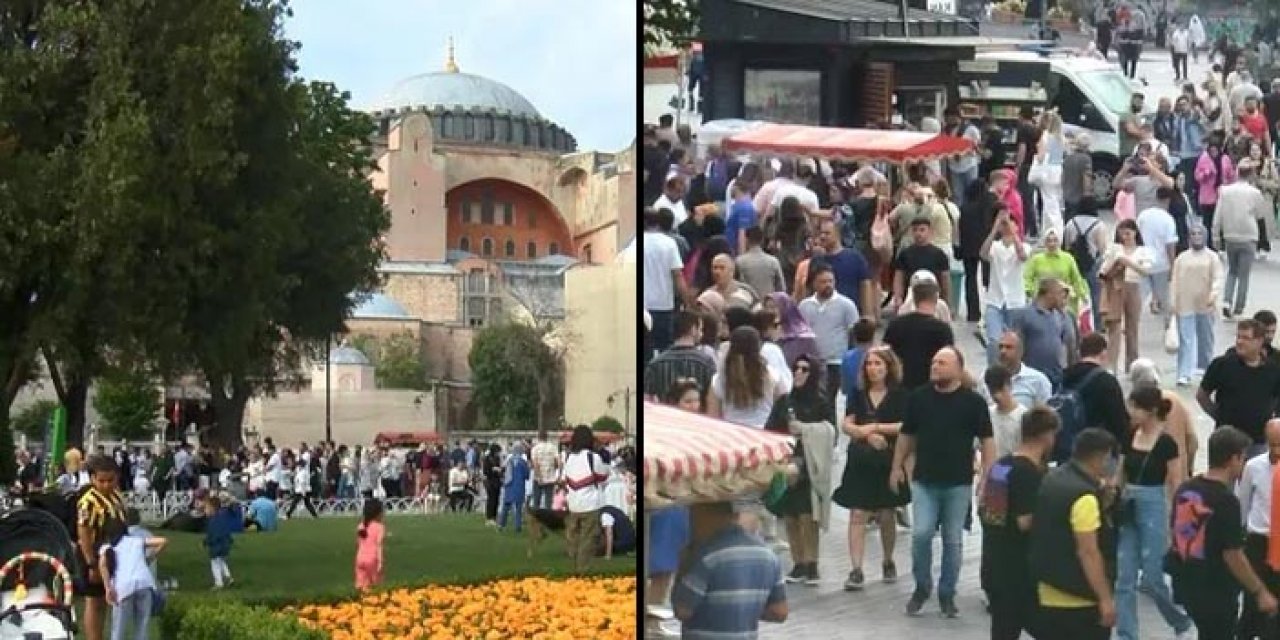 Bayram yoğunluğu: Camilere akın ettiler