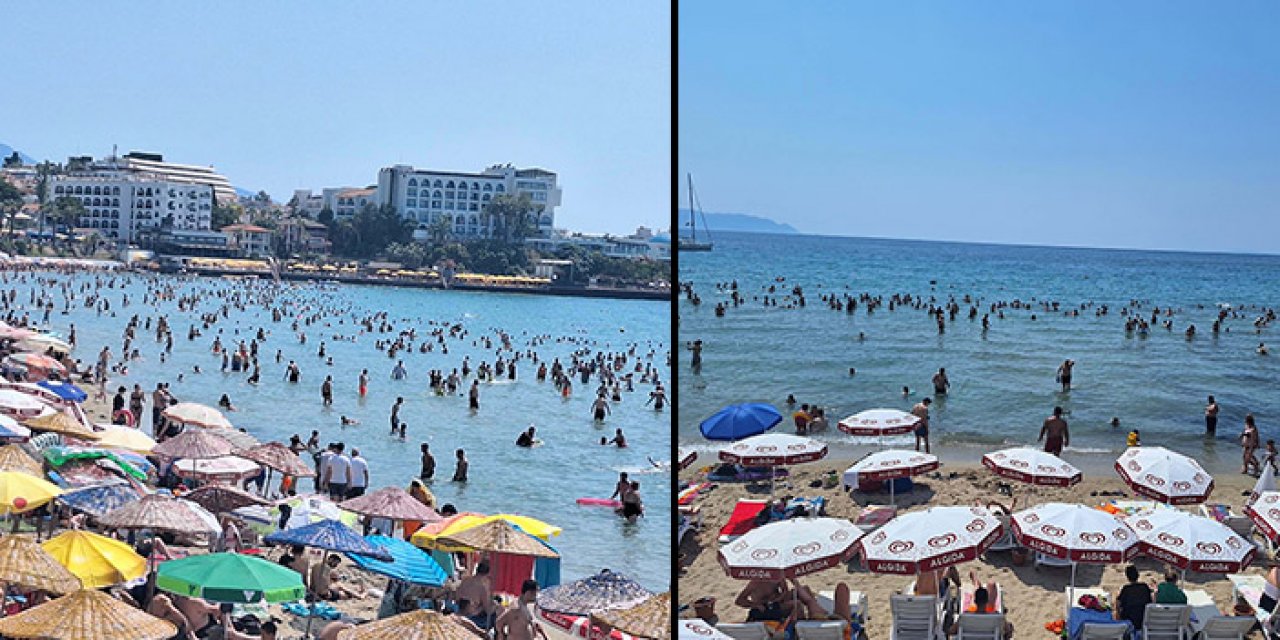 Kuşadası bayramda doldu taştı