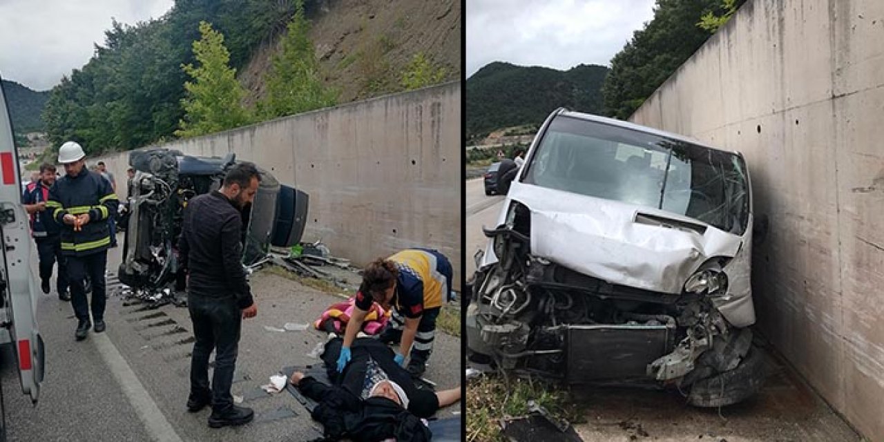 Kazaya müdahale eden polise çarptı: 7 yaralı