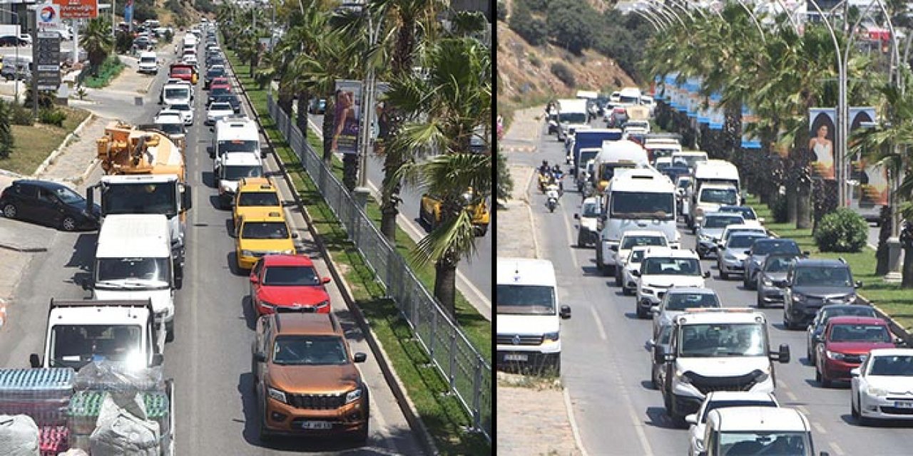 Bodrum doldu taştı: 50 binden fazla araç girişi oldu