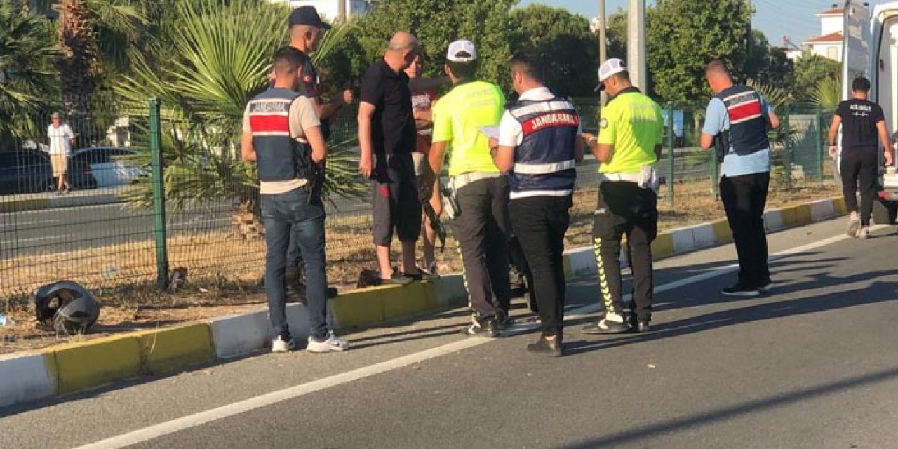 Motosiklet otomobile çarptı: 1 yaralı