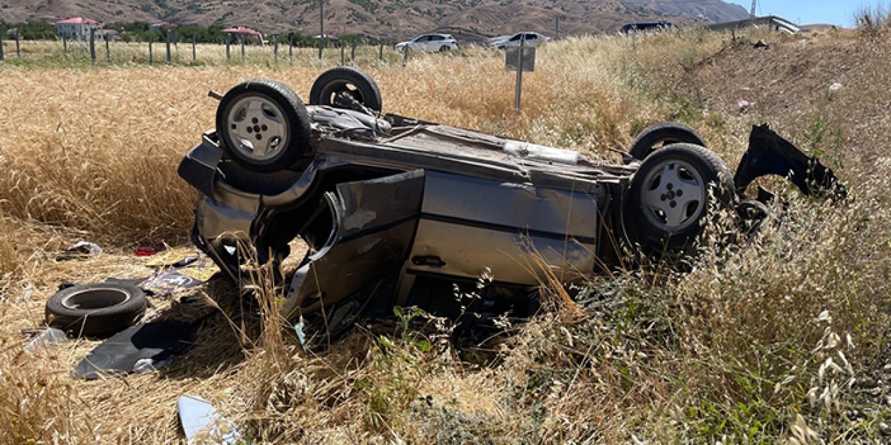 Otomobil şarampole yuvarlandı: 6 yaralı