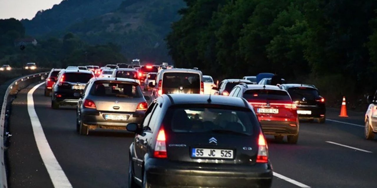 Bayram dönüşü trafiğinde son durum!