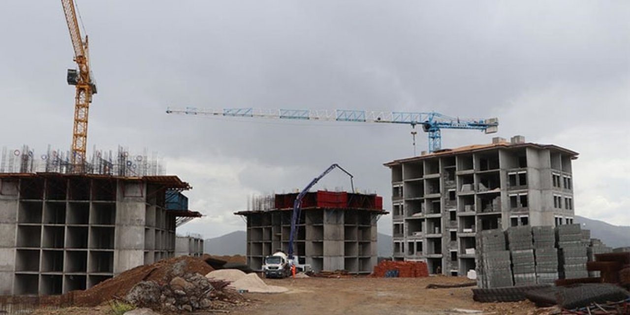 İslahiye'de deprem konutlarında sona gelindi