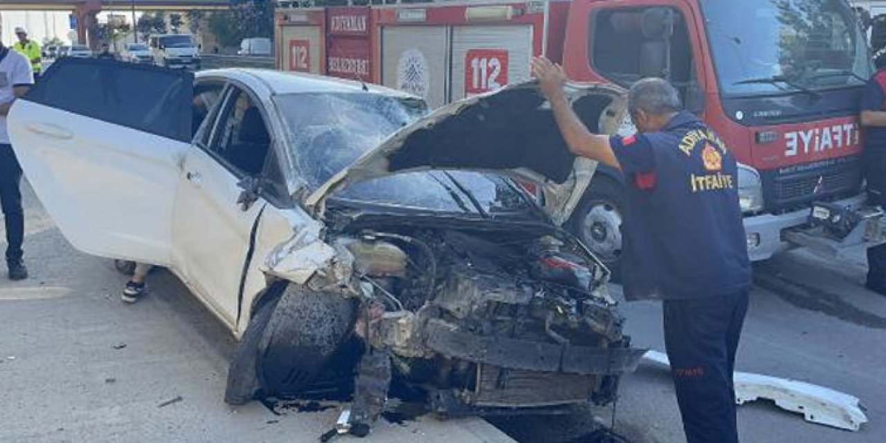 Adıyaman'da trafik kazası: 1 ölü 2 yaralı
