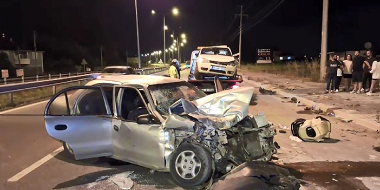 Samsun'da feci kaza: 5 yaralı