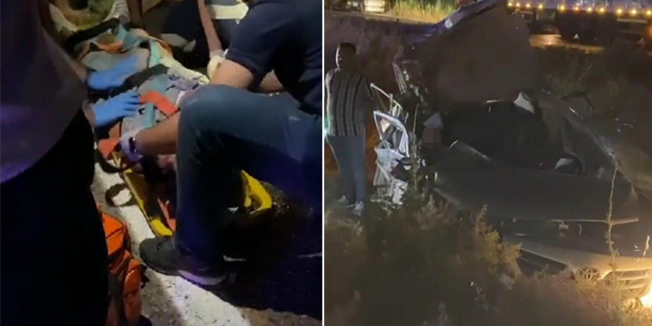 Otomobil ile traktör çarpıştı: 1 ölü 3 yaralı