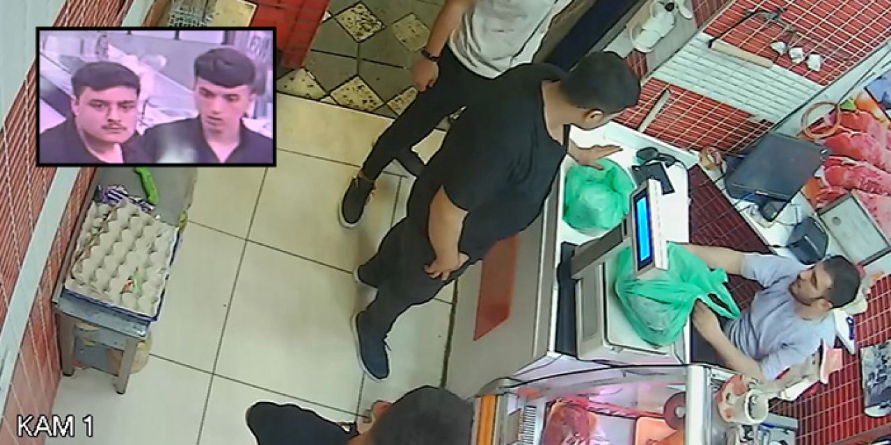 Et almak için girdiler 90 bin lira çaldılar