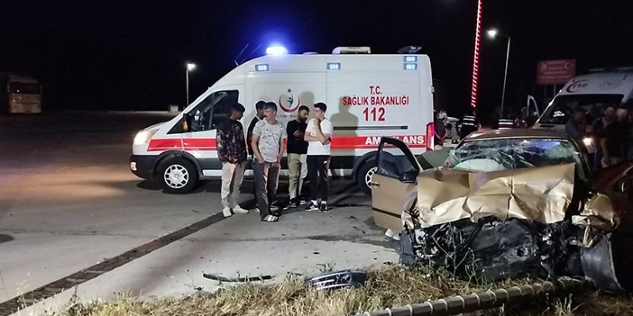 Düğün dönüş yolunda kaza: 2’si çocuk 6 yaralı