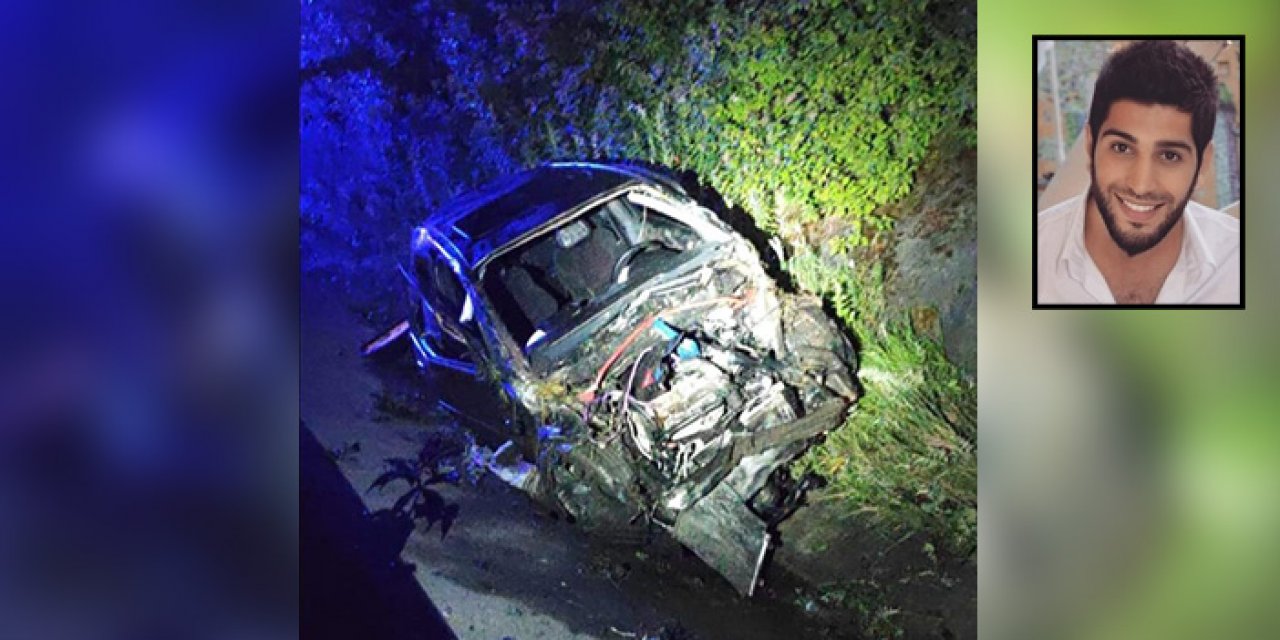 Bariyerlere çarpıp kanala düştü: 1 ölü 1 yaralı