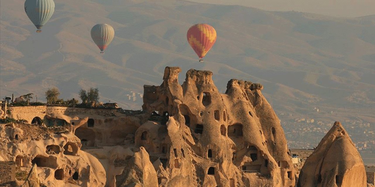 Kapadokya'ya ziyaretçi akını