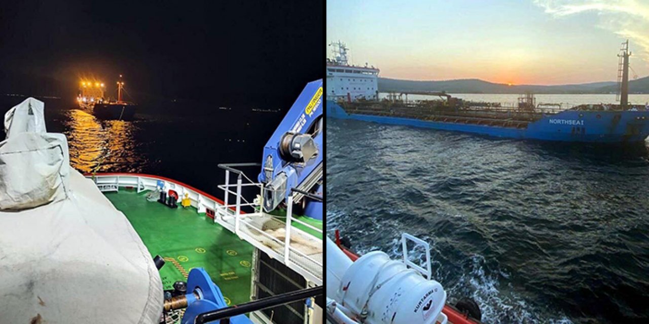 Çanakkale Boğazı'nda gemi arızalandı